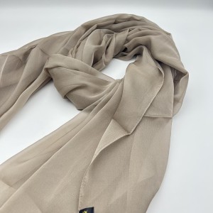 Camel thin large gauze scarf